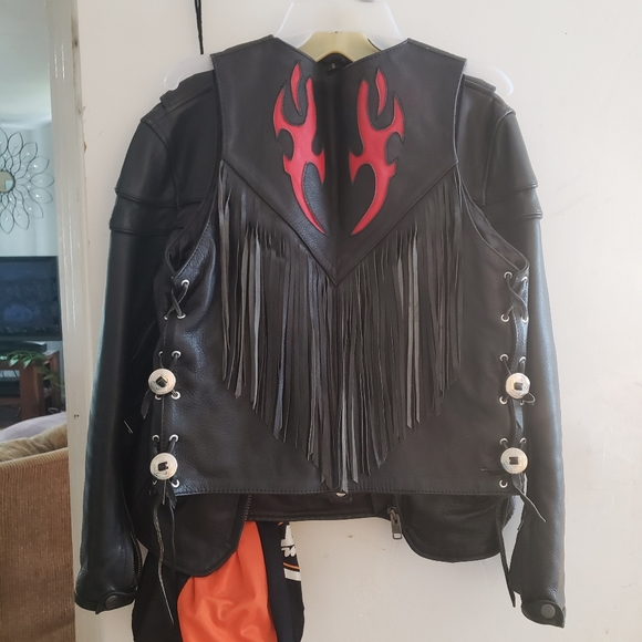 Jackets & Blazers - ⚡leather biker vest⚡